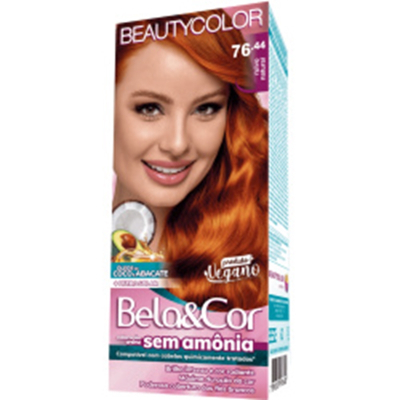 Tint. belacor sem amonia kit 76.44 ruivo nat *