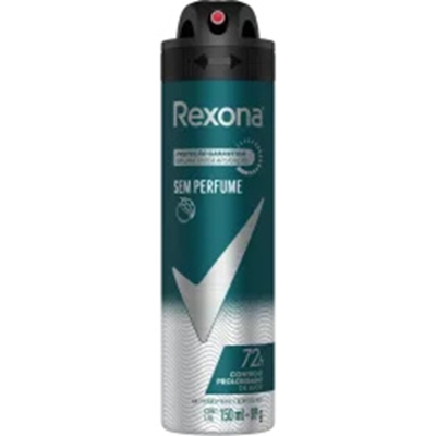 Des. rexona aero 150ml s/ per, sem perfume 150ml