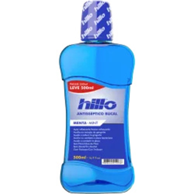 Antisseptico bucal hillo 500ml menta l500 p350 ml
