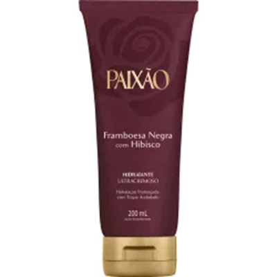 Hidratante paixao framboesa h, framboesa negra com hibisco 200ml