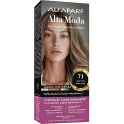 Tint. alta moda 7.1 louro cin, tint 71 louro cinza