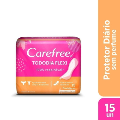 Abs. carefree prot. diario c, carefree todo dia flexi s c15 un johson e johnson