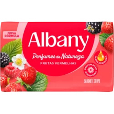 Sab. albany suave 85g vermelho