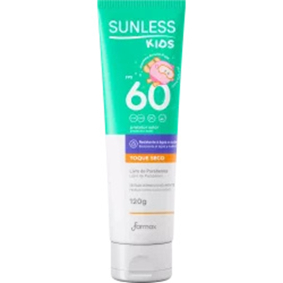 Prot. solar sunless kids fps 60 120g farmax