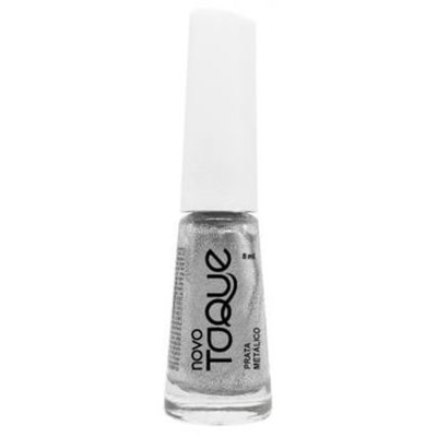 ESMALTE NOVO TOQUE PRATA MET ESMALTE 8ML, NOVO TOQUE PRATA METALICO