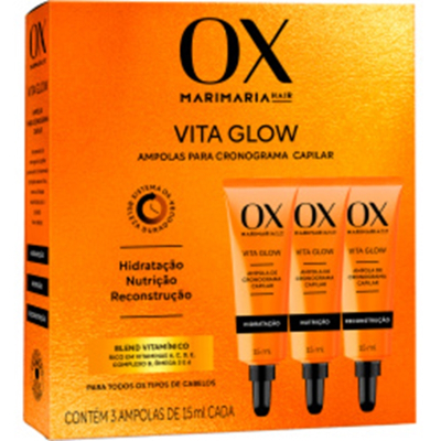 Ampola ox 15ml mari maria vita glow 3un *