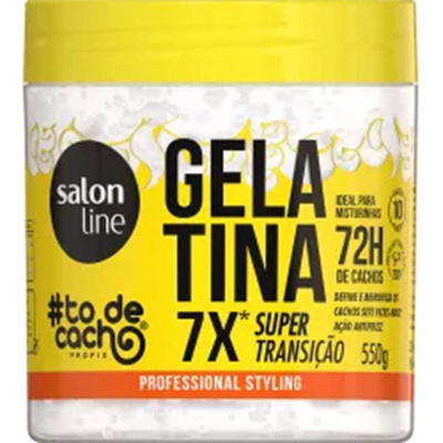 Gelatina salon line 550g todecacho transicao capilar