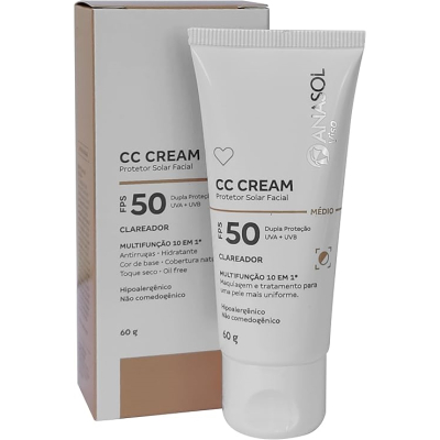 Anasol protetor solar facial fps 50 vit c - 40g