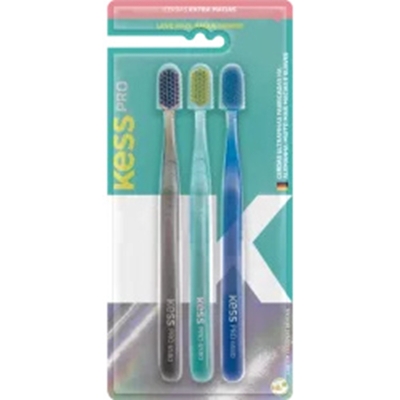 ESCOVA DENTE KESS PRO 2109 EXTRA MACIA 3UN