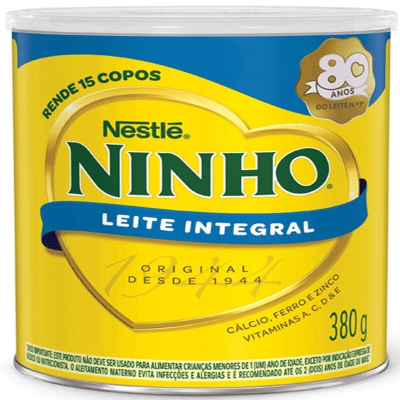 Leite ninho integral 380g