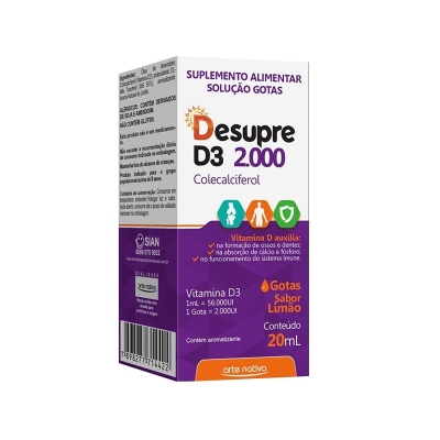 Desupre d3 2.000ui 20ml limao