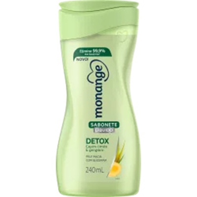 SABONETE LIQUIDO MONANGE DETOX 240ML