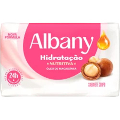 Sab. albany suave 85g hidratacao nutritiva rosa