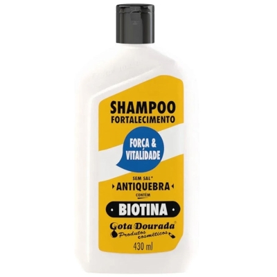 SHAMPOO GOTA DOURADA FORT 430ML BIOTINA UN QTD. 2.00 UN