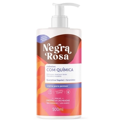 Negra rosa cr pentear c quimica 500ml
