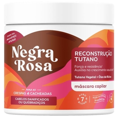 Negra rosa mascara reconstrucao 500g
