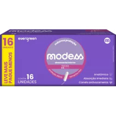 Abs. modess interno c/16un mini leve