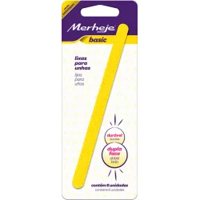 Lixa para unhas merheje basic c/6, punha merheje c6 merheje