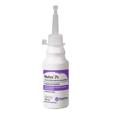 Riohex clorexidina degermante 2% tensoativo 100ml alm.twist off