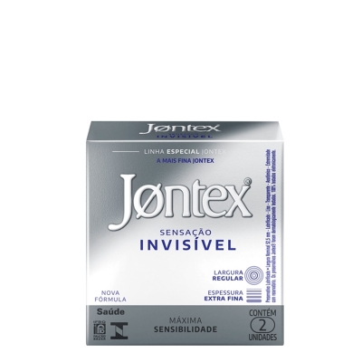 PRESERVATIVO JONTEX 02UN SENSACAO INVISIVEL