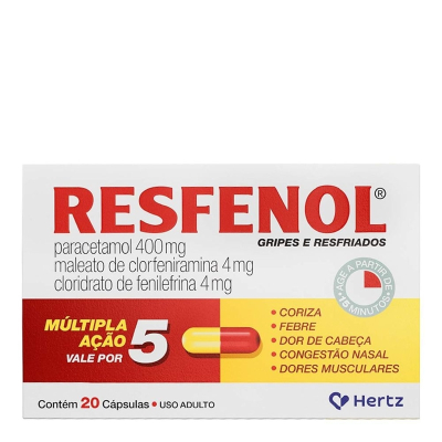 Resfenol c/20 cprs