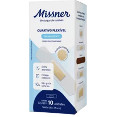 Curativo missner 10un transparente