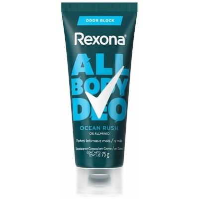 DESODORANTE REXONA ALL BODY CREME 75G OCEAN RUSHAMPOO 