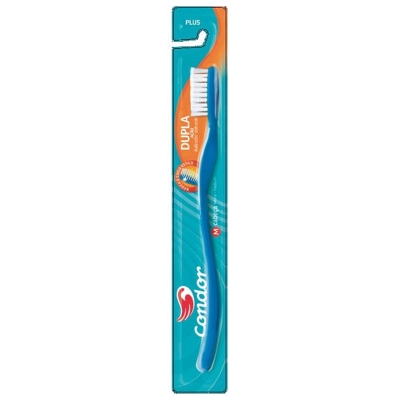 ESCOVA DENTAL CONDOR PLUS DUPLA ACAO MACIA, DENTAL CONDOR DAC 33734 CONDOR