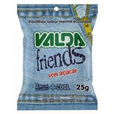 Valda friends 25g pastilhas s/acucar sache