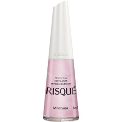 ESMALTE RISQUE MINI SAIA 8ML, RISQUE MINI SAIA CINTILANTE 8ML