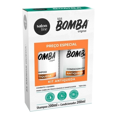 Sh.+cond. salon line kit bomba antiqueda 200ml