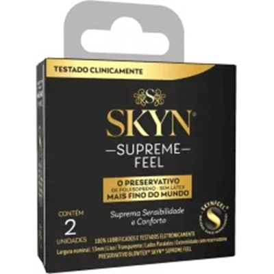 PRESERVATIVO BLOWTEX SKYN SUPREME FEEL CONDOM 2UN