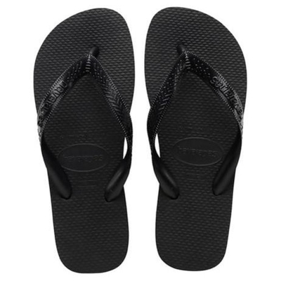 Sandalia havaiana top preto 37/38