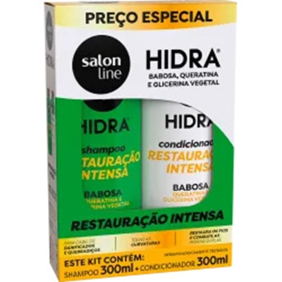Sh. salon line 300ml hidra babosa+cond 300ml