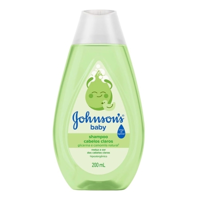 SHAMPOO INFANTIL JOHNSONS BABY 200ML CABELOS CLAROS