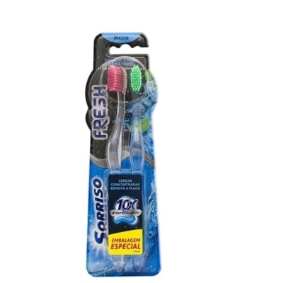ESCOVA DENTAL SORRISO FRESHAMPOO MACIA 2UN 