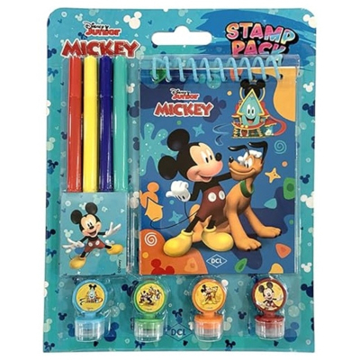 Livro infantil colorir stamp pack mickey carimbos unidade d8290 - dcl