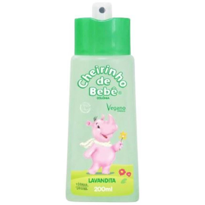 Colonia cheirinho de bebe 200ml lavandita