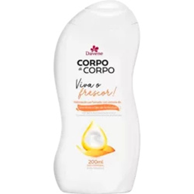 Hidratante corpo a corpo 200ml viva frescor