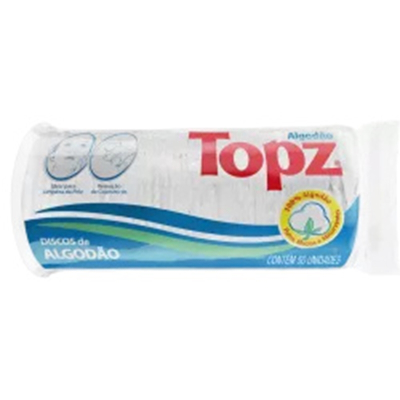 Algodao disco topz 50un