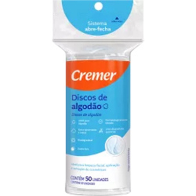 Algodao disco cremer c/50 discos