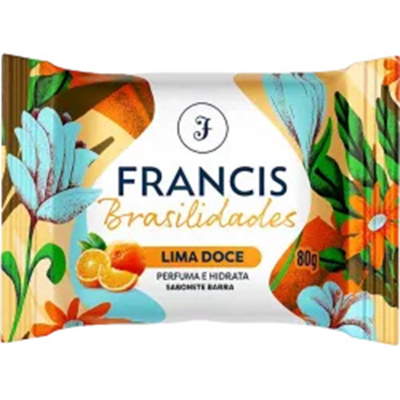 Sab. francis 80g barra brasilidades - amarelo - un