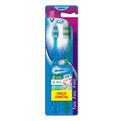 Esc. dent. sorriso tripla acao m.2x1