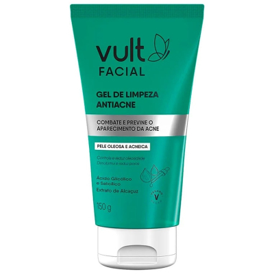 Gel limpeza facial antiacne vult 150g