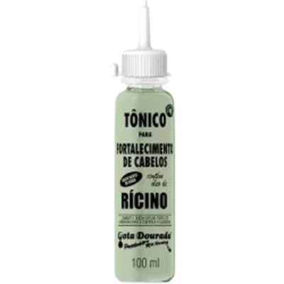 Tonico capilar gota dourada 100ml ricino *