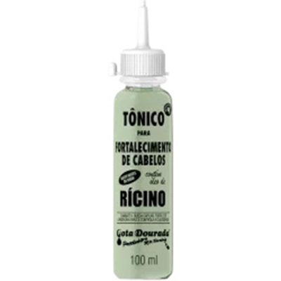 TONICO CAPILAR GOTA DOURADA 100ML RICINO 