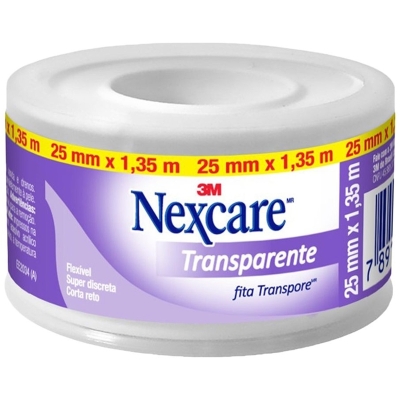 FITA TRANSPARENTE 25MMX1.35M 3M NEXCARE