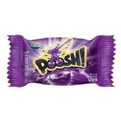 Chiclete poosh 200g - uva - un