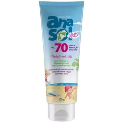 Anasol protetor solar kids fps 70 - 100 g