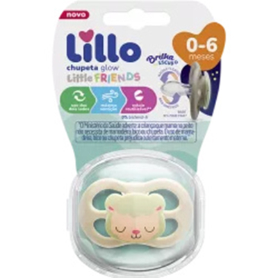 Chupeta lillo little friends glow 638201 n.1 sl sim neu